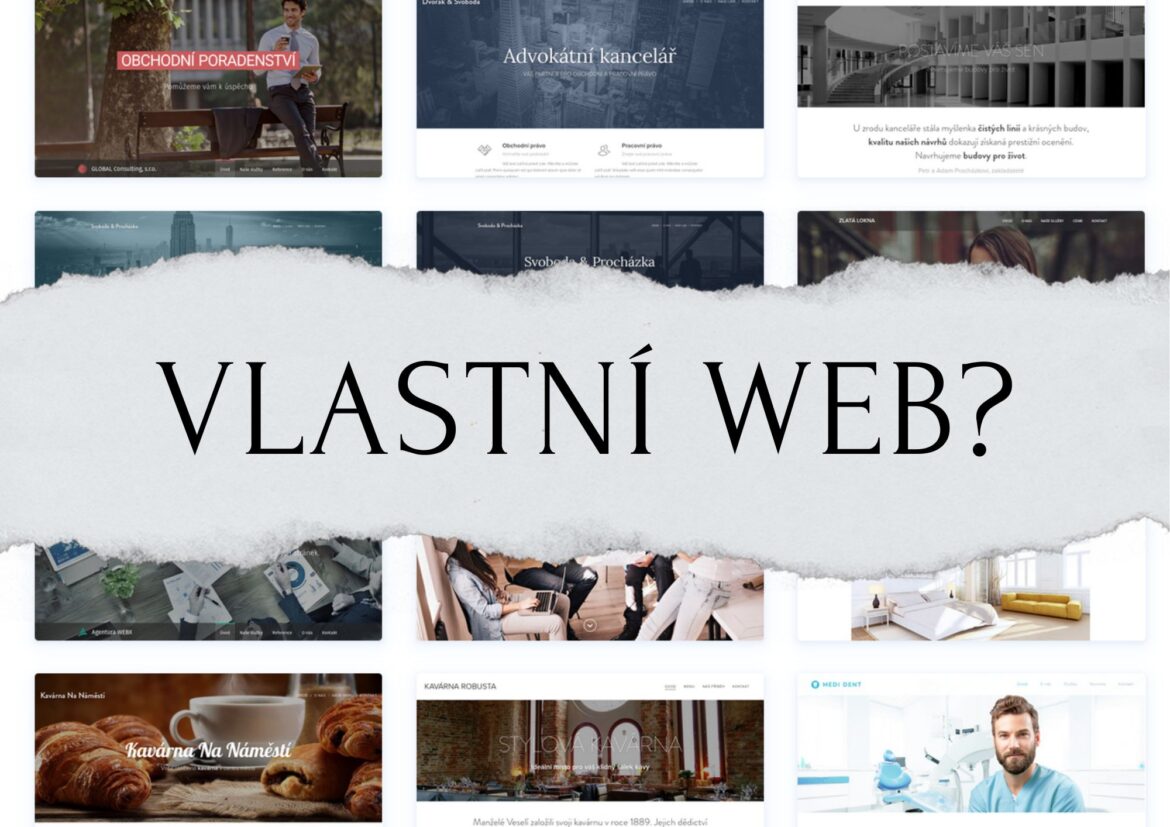 Chcete si vytvořit vlastní web?