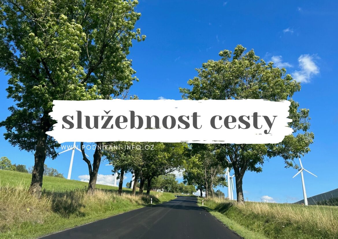 Služebnost cesty – smlouva vzor