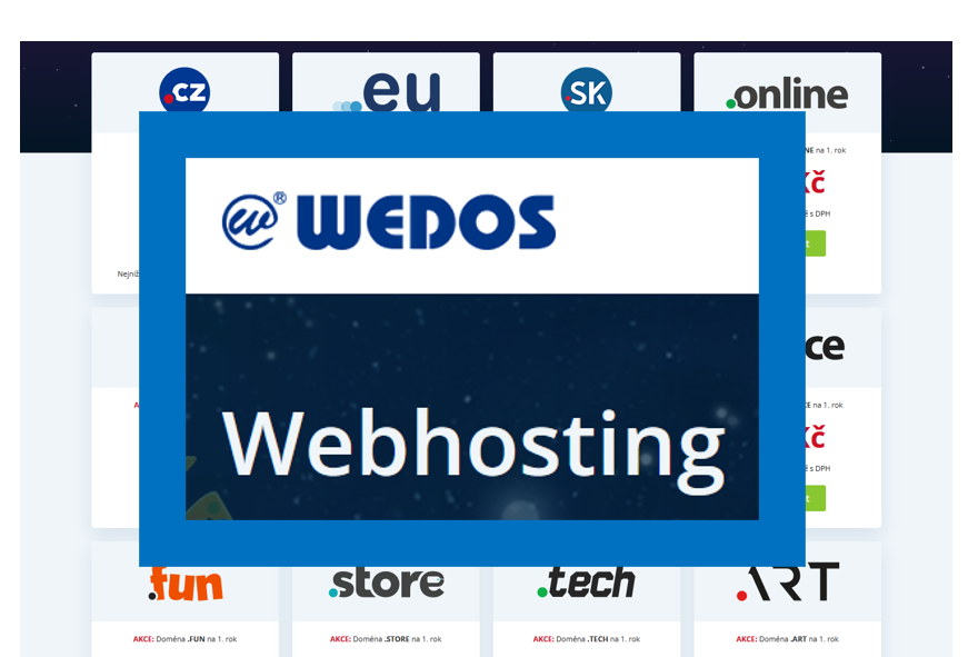 Recenze Wedos – webhosting a domény