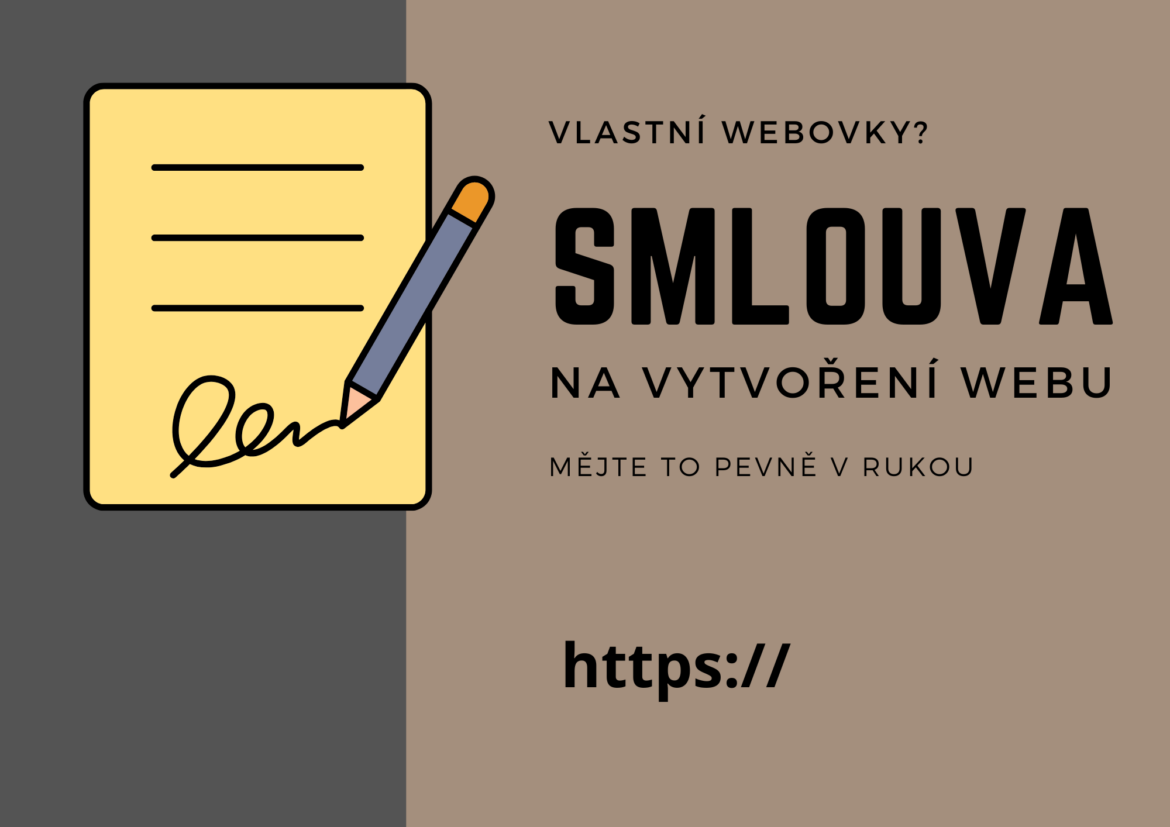 Existuje něco jako smlouva na vytvoření webu?