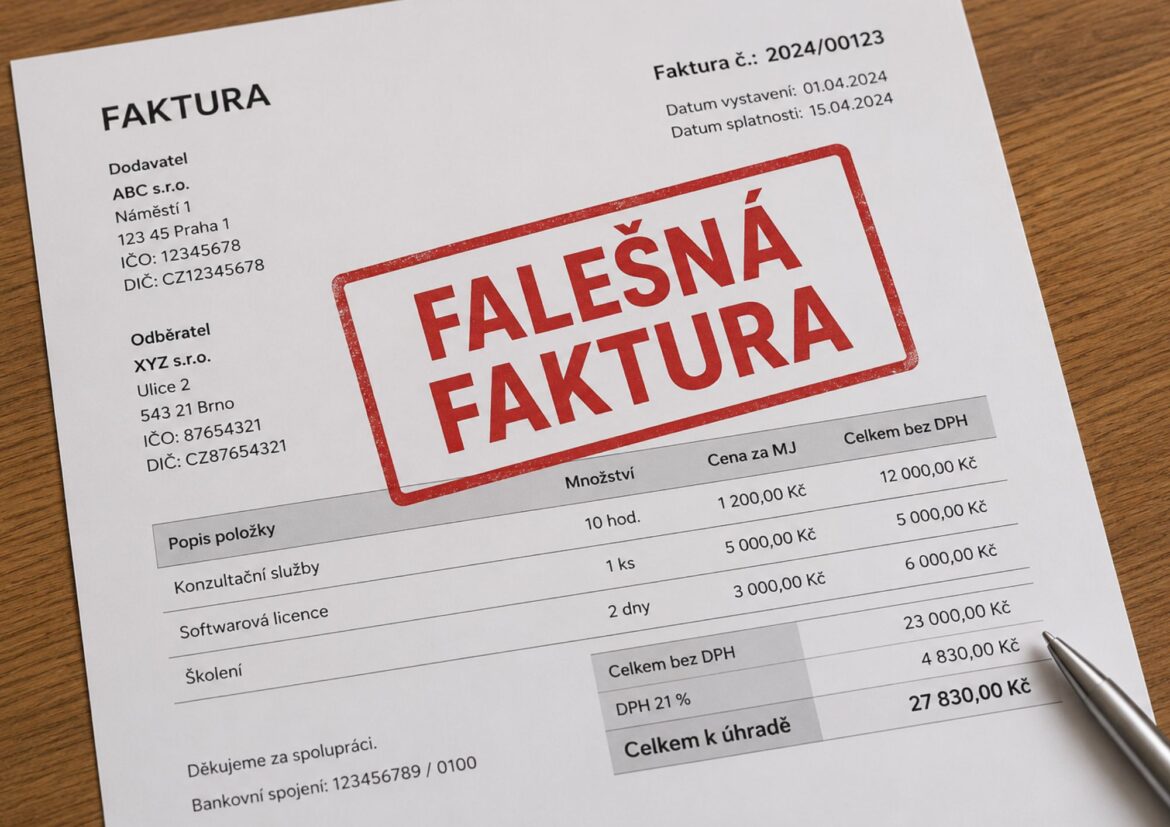 Jak poznat podvodnou fakturu?