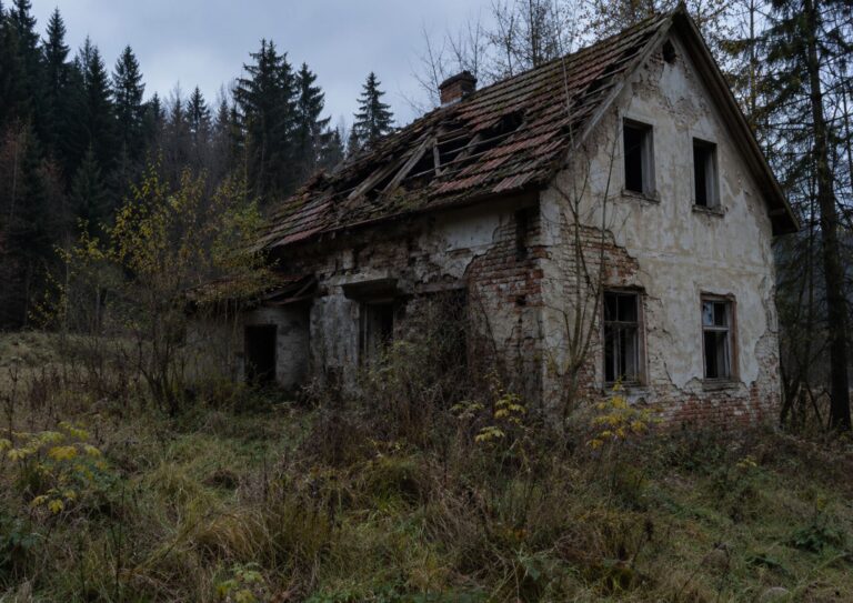 opuštěný dům